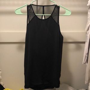 Open back tank top